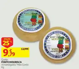 Auchan Queijo fonte mourisca amanteigado/meio gordo promoção