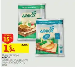 Auchan Queijo Flamengo Agros promoção
