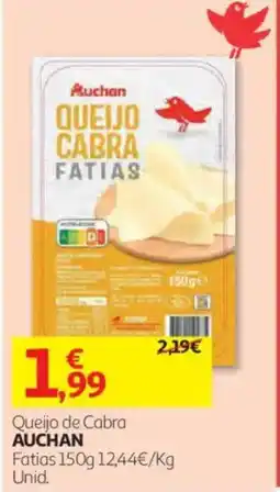 Auchan Queijo de Cabra Auchan promoção