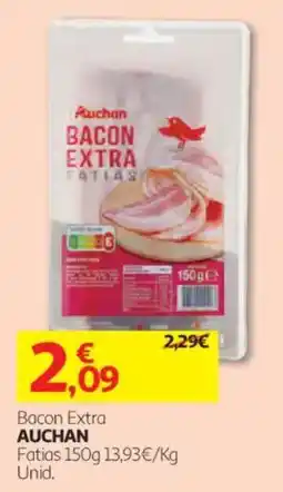 Auchan Bacon Extra Auchan Fatias promoção