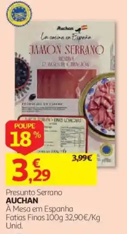 Auchan Presunto Serrano Auchan promoção