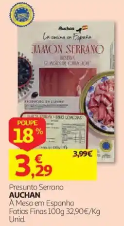 Auchan Presunto Serrano Auchan promoção