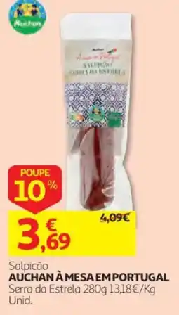 Auchan Salpicão Auchan À Mesa em Portugal promoção