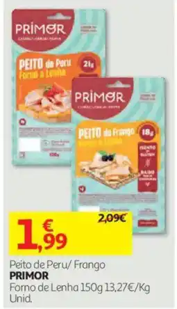 Auchan Peito de Peru/ Frango Primor promoção