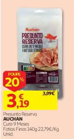 Auchan Presunto Reserva Auchan promoção