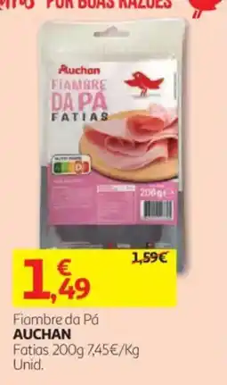 Auchan Fiambre da Pá Auchan promoção