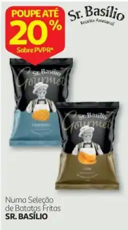 Auchan Numa Seleção de Batatas Fritas Sr. Basílio promoção