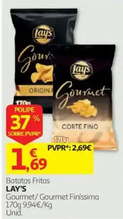 Auchan batatas fritas lay's gourmet promoção