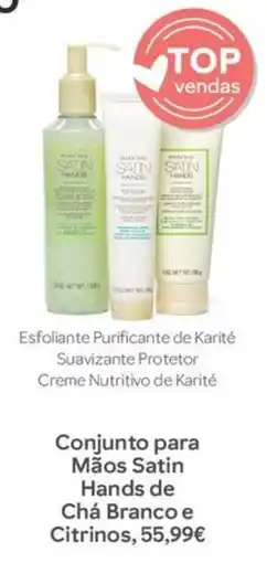 Mary Kay Conjunto para Mãos Satin Hands de Chá Branco e Citrinos promoção