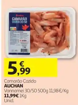 Auchan Camarão cozido auchan promoção