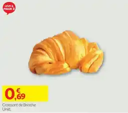 Auchan Croissant de Brioche promoção
