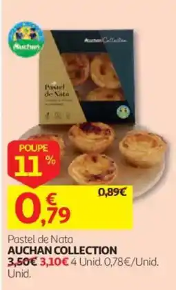 Auchan Pastel de Nata Auchan Collection promoção