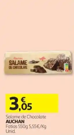 Auchan Salame de chocolate auchan promoção