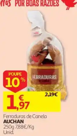 Auchan Ferraduras de Canela Auchan promoção