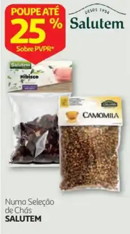 Auchan Chás Salutem promoção