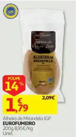 Auchan Alheira de mirandela igp eurofumeiro promoção