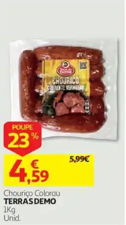 Auchan Chouriço Colorau Terras Demo promoção