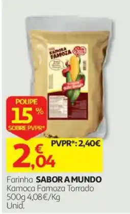 Auchan Farinha sabor a mundo kamoca famoza torrado promoção