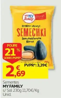 Auchan Sementes my family promoção