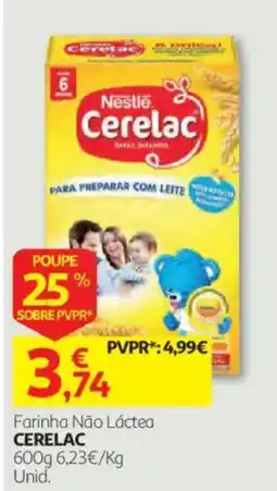 Auchan Farinha Não Láctea CERELAC promoção