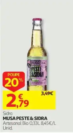 Auchan Musa peste & sidra promoção
