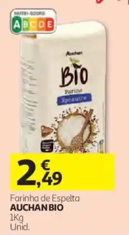 Auchan Farinha de Espelta Auchan Bio promoção
