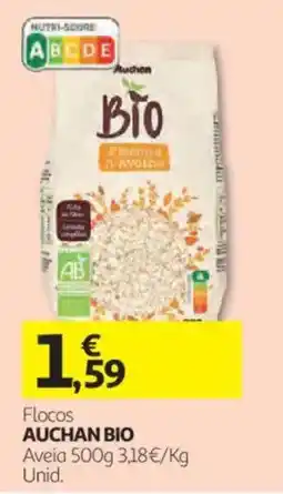Auchan Flocos auchan bio promoção
