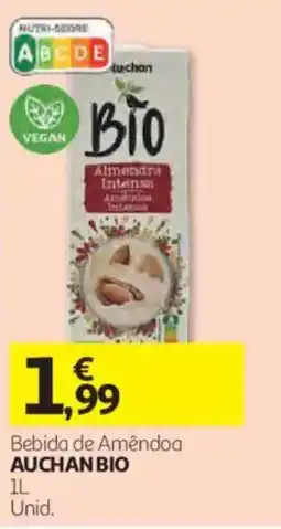 Auchan Bebida de Amêndoa Auchan Bio promoção