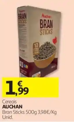 Auchan Cereais auchan bran sticks promoção