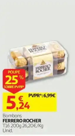 Auchan Bombons ferrero rocher promoção