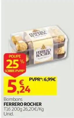 Auchan bombons ferrero rocher promoção