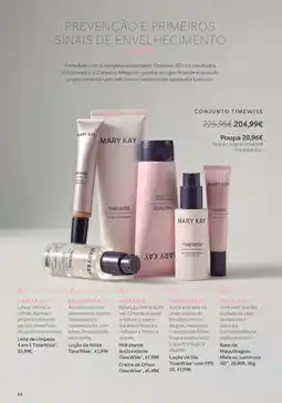 Mary Kay conjunto timewise promoção