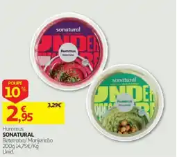 Auchan Hummus sonatural promoção