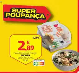 Auchan Salada Massa e Frango Auchan promoção