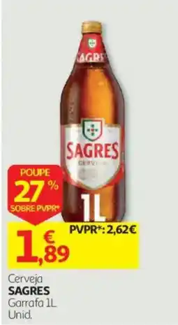 Auchan Cerveja Sagres promoção