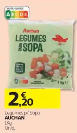 Auchan Legumes p/ Sopa Auchan promoção