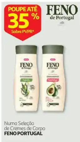 Auchan cremes de corpo feno portugal promoção