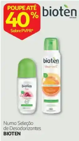 Auchan Numa Seleção de Desodorizantes Bioten promoção