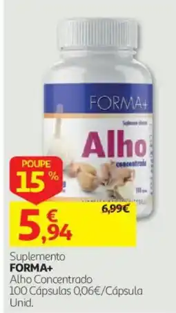 Auchan Forma+ Alho Concentrado promoção