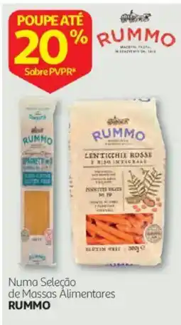 Auchan Numa Seleção de Massas Alimentares Rummo promoção