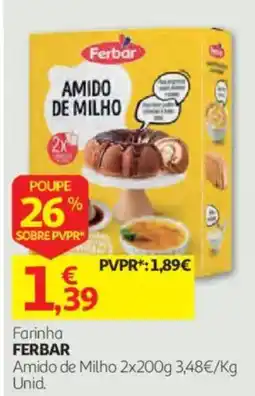 Auchan Farinha Ferbar promoção