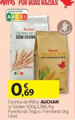 Auchan Farinha de Milho Auchan s/ Glúten promoção
