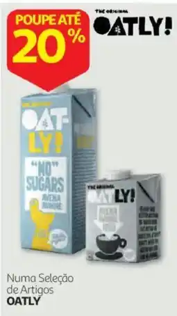 Auchan Oatly! no sugars aveia autêntica promoção
