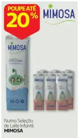 Auchan Leite infantil mimosa promoção