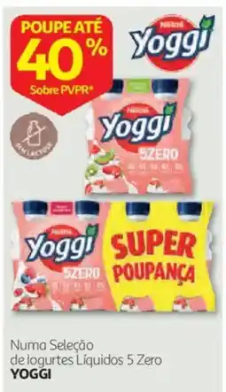Auchan logurtes líquidos 5 zero yoggi promoção