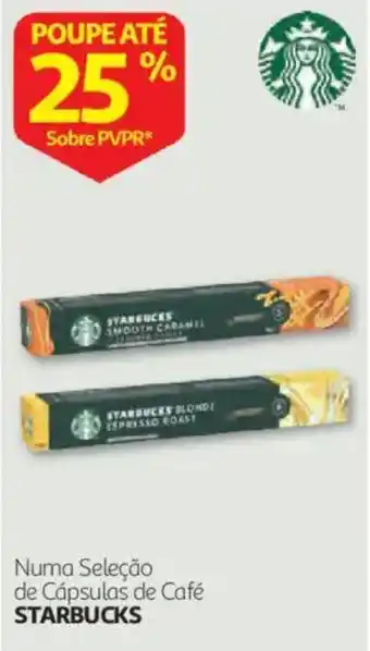 Auchan numa seleção de cápsulas de café starbucks promoção