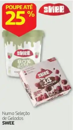 Auchan Swee numa seleção de gelados promoção