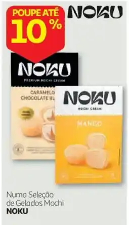 Auchan Noku num seleção de gelados mochi promoção