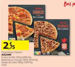 Auchan Pizza Massa Clássica Auchan promoção