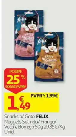 Auchan Snacks p/ Gato FELIX promoção